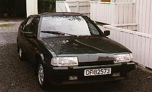 BX 19 GTI 1991 with sunroof in triton green metallic DF-82573 of Rolf Lokoy