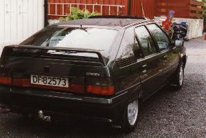 BX 19 GTI 1991 with sunroof in triton green metallic DF-82573 of Rolf Lokoy